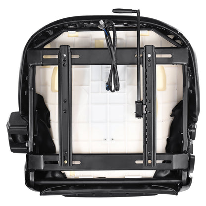 Universal forklift seat, tractor seat with adjustable back angle, micro switch and seat belt, wrap-around forklift seat for tractor loader excavator