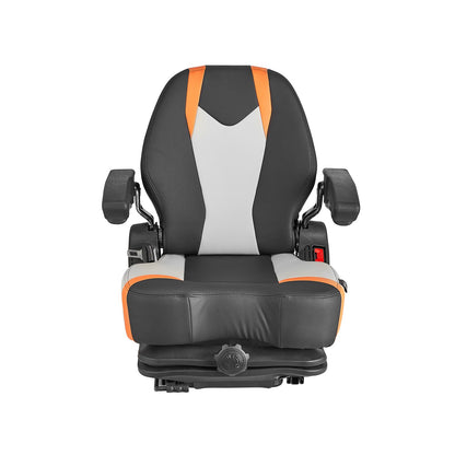 Universal gaffeltrucksäte Nedfällbar traktorfjädrad sits Justerbar rygg