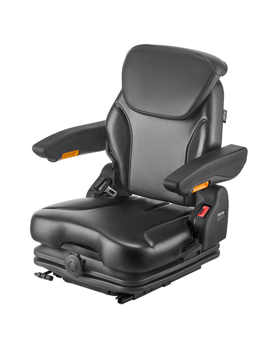 Forklift seat Folding tractor suspension seat Adjustable back and headrest
