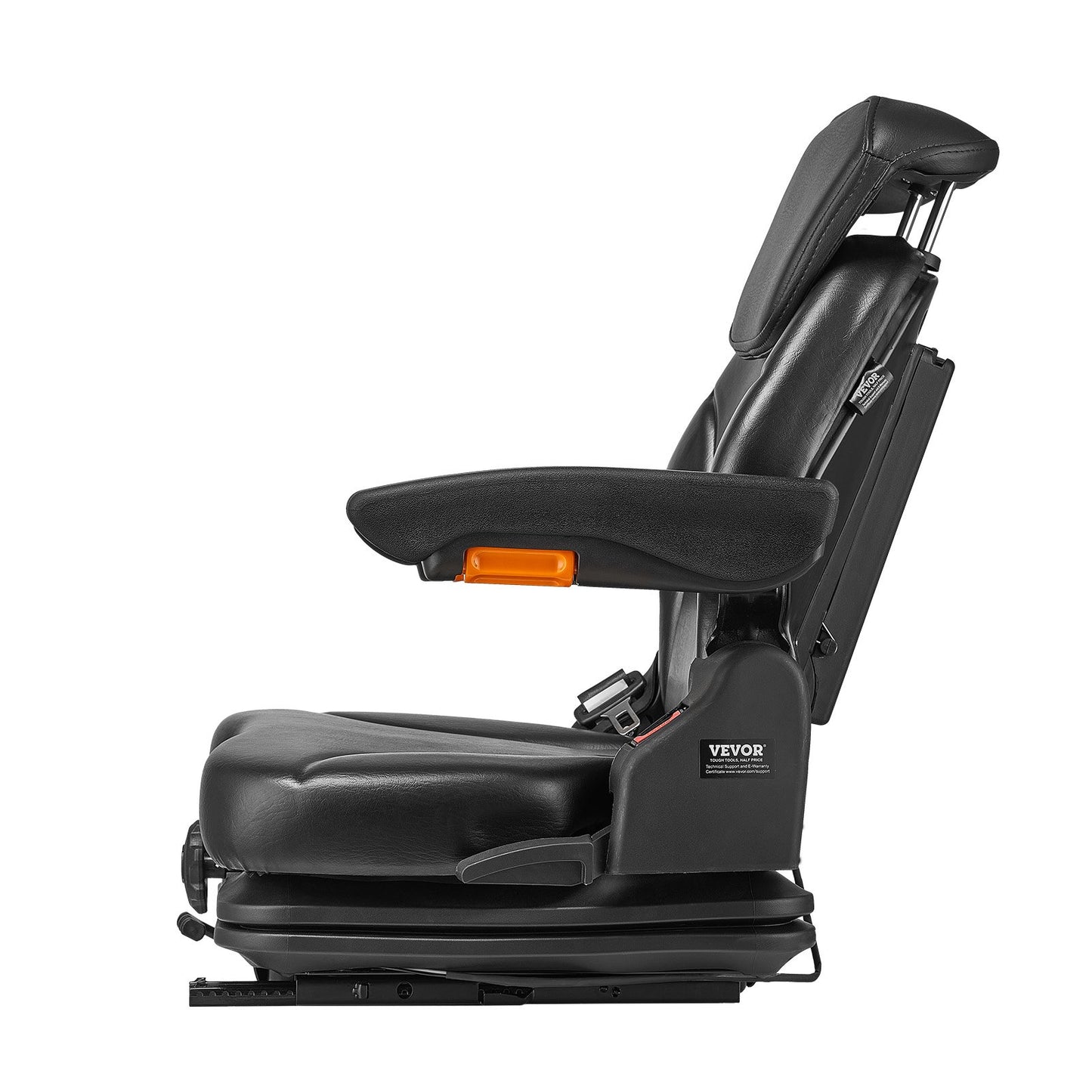 Forklift seat Folding tractor suspension seat Adjustable back and headrest