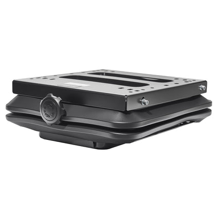 Seat suspension kit without slide track fits lawn mowers with forklift