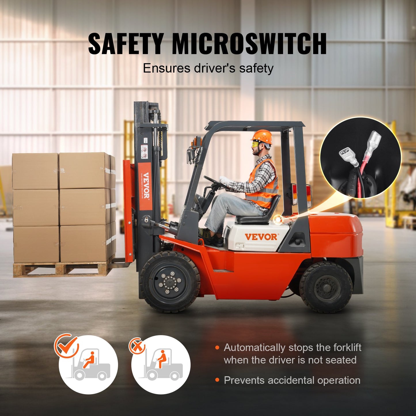 Universal Tracor-säte, gräsklipparsäte med mikrobrytare och dräneringshål, 6,3-13,4 tums förlängt spår Traktorsäte för traktorlastargrävmaskin