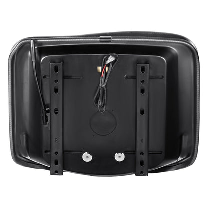 Universal Tracor-säte, gräsklipparsäte med mikrobrytare och dräneringshål, 6,3-13,4 tums förlängt spår Traktorsäte för traktorlastargrävmaskin