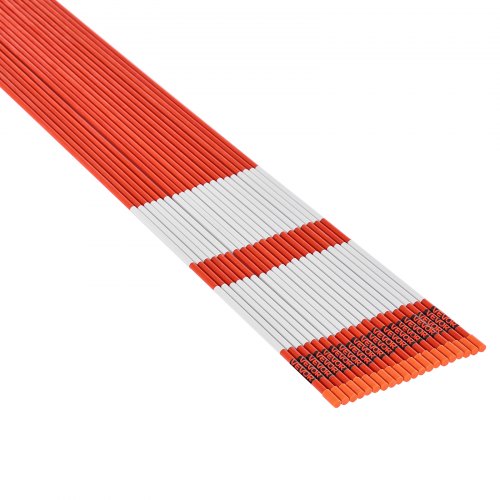 50 pcs. reflective driveway markers 5/16" diameter 60 inch snow pegs reflectors