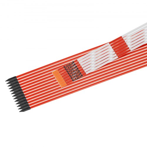50 pcs. reflective driveway markers 5/16" diameter 60 inch snow pegs reflectors