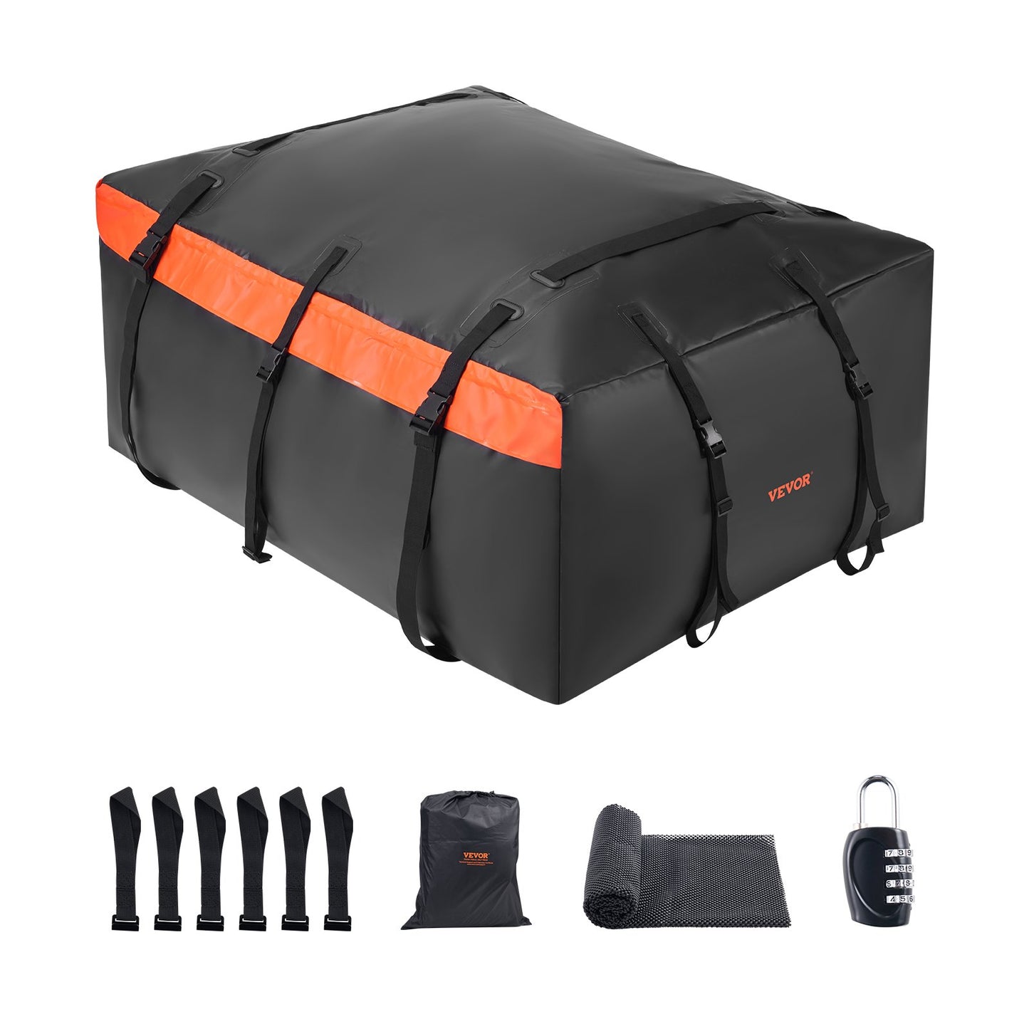Car Rooftop Cargo Carrier Bag 20 Kubikfot 840D PVC Car Roof Bagageväska