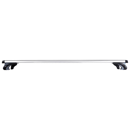 Universal takräcke tvärstag, 54" aluminium takräcke tvärbalkar, Passar befintliga upphöjda sidoskena med mellanrum, 200 lbs lastkapacitet, justerbara tvärbalkar med lås, för stadsjeepar, sedaner och skåpbilar