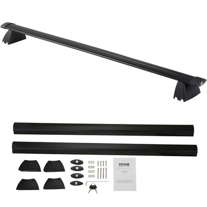 Roof Rack, Compatible with 2011-2021 Jeep Grand Cherokee with Ribbed Side Rails, 200 lbs Load Capacity, Aluminum Crossbars with Locks, for Rooftop Cargo Carrier Bag Luggage Kayak Bike