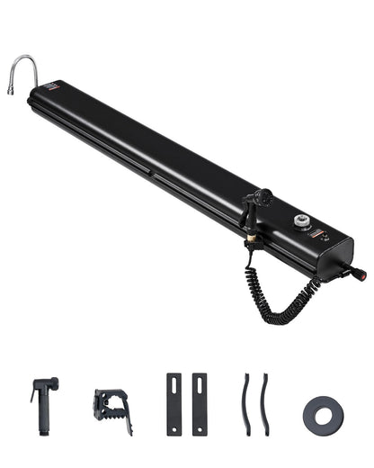 8 Gal Takräcke Vattentank Bärbar vattentank med stänkskyddspanel