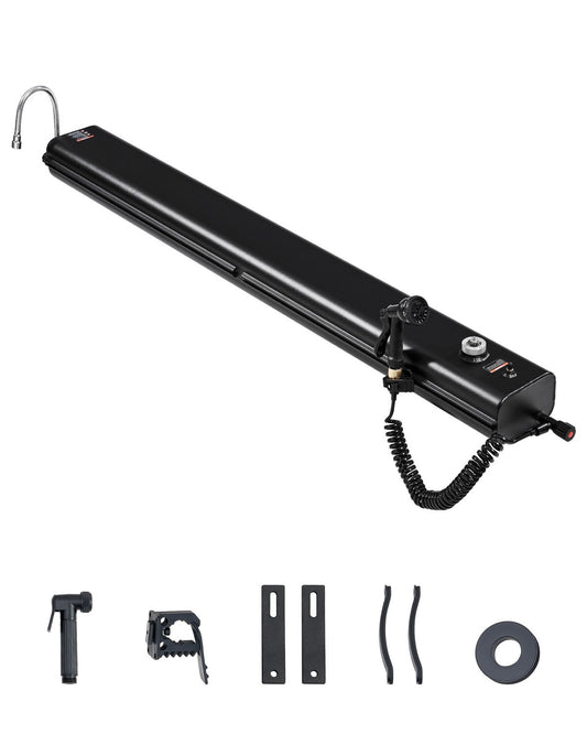 8 Gal Takräcke Vattentank Bärbar vattentank med stänkskyddspanel