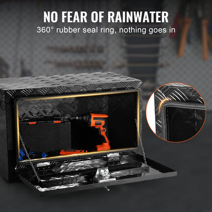 Underrede aluminium Truck Verktygslåda 30" x 17" x 18" Trailer RV Verktygsförvaring