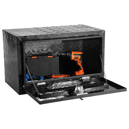 Underrede aluminium Truck Verktygslåda 30" x 17" x 18" Trailer RV Verktygsförvaring