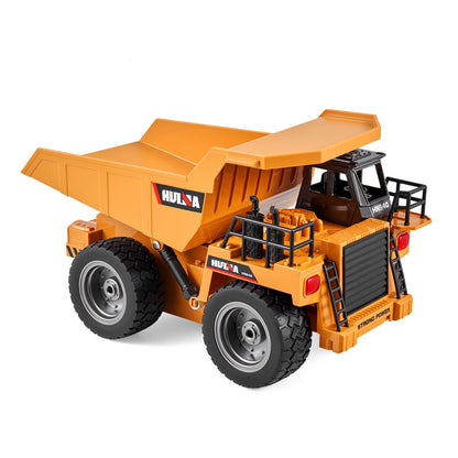 RC Fjärrkontroll Dumper Leksak Konstruktion Fordon Leksak 9CH 1:18 Skala