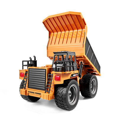 RC Fjärrkontroll Dumper Leksak Konstruktion Fordon Leksak 9CH 1:18 Skala