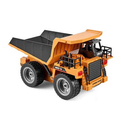 RC Fjärrkontroll Dumper Leksak Konstruktion Fordon Leksak 9CH 1:18 Skala