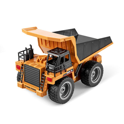 RC Fjärrkontroll Dumper Leksak Konstruktion Fordon Leksak 9CH 1:18 Skala