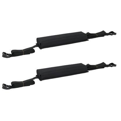 Soft Roof Rack Pads 15.5 Inch 176lbs Load Capacity for Kayak Surfboard