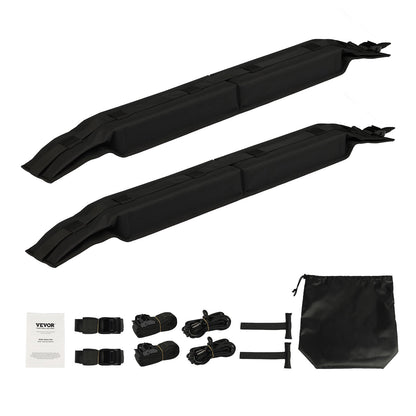 Soft Roof Rack Pads 31.5" Universal Car Roof Rack 176LBS Loading