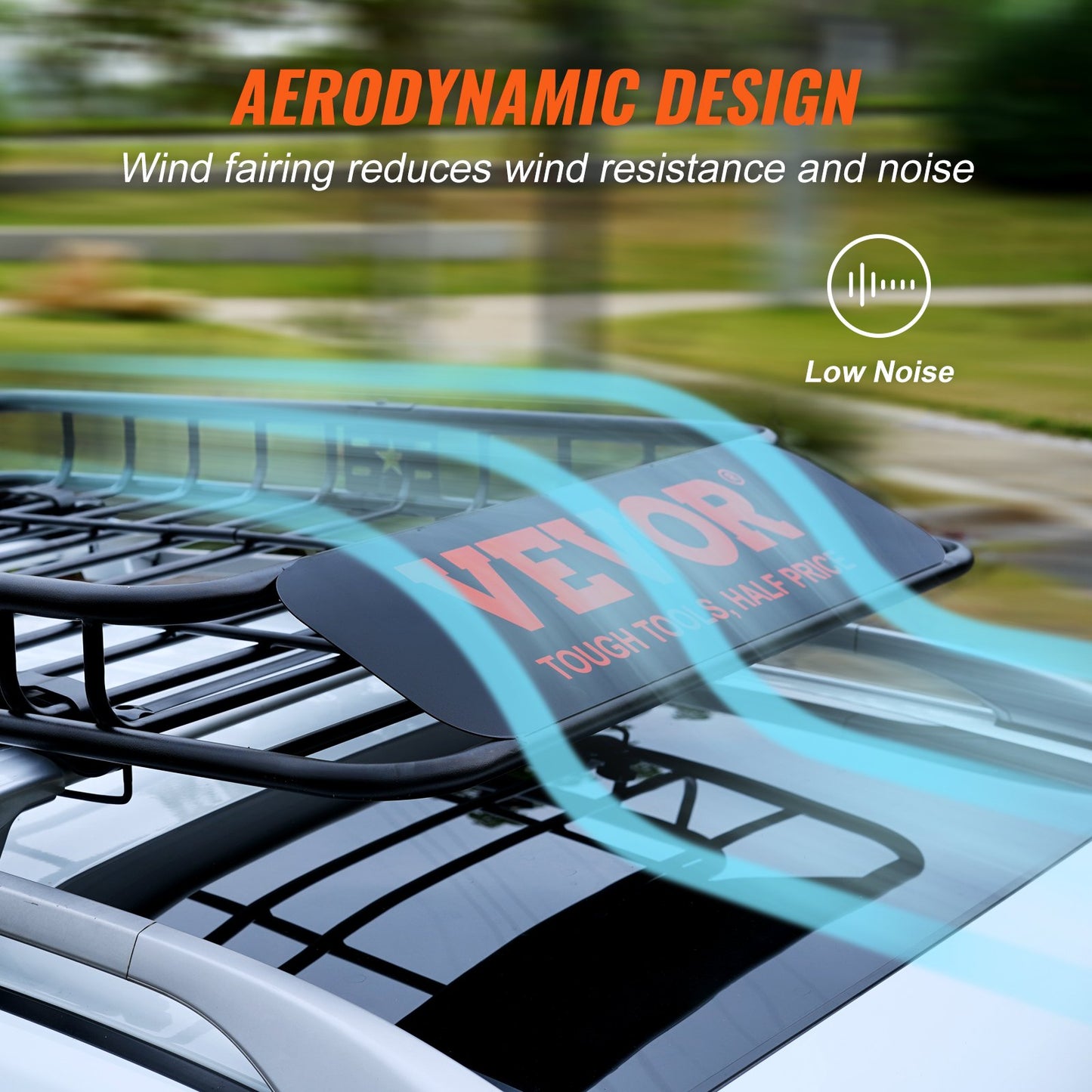 Roof Rack Cargo Basket, 64" x 39" x 6" Roof Rack with Extension, Heavy Duty Steel 200 LBS Capacity Universal Roof Rack Basket, Luggage Carrier for SUV, Truck