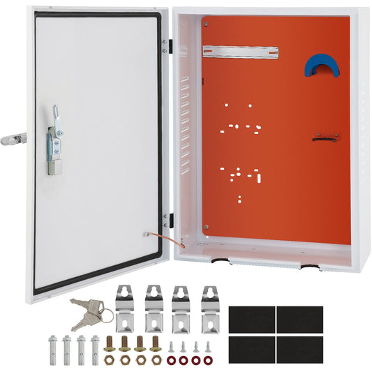 Tesla-Ladestationsbox, 28" x 20" x 10", Kabelbox für den Außenbereich, Ladebox, Kabel-Organizer, IP32, wasserdicht, staubdicht, Cool Roll Steel, Elektrobox, für Tesla-Wandanschluss
