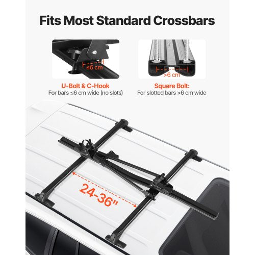 Roof Mounted Bike Carrier Heavy Duty Car Bike Carrier with Lock