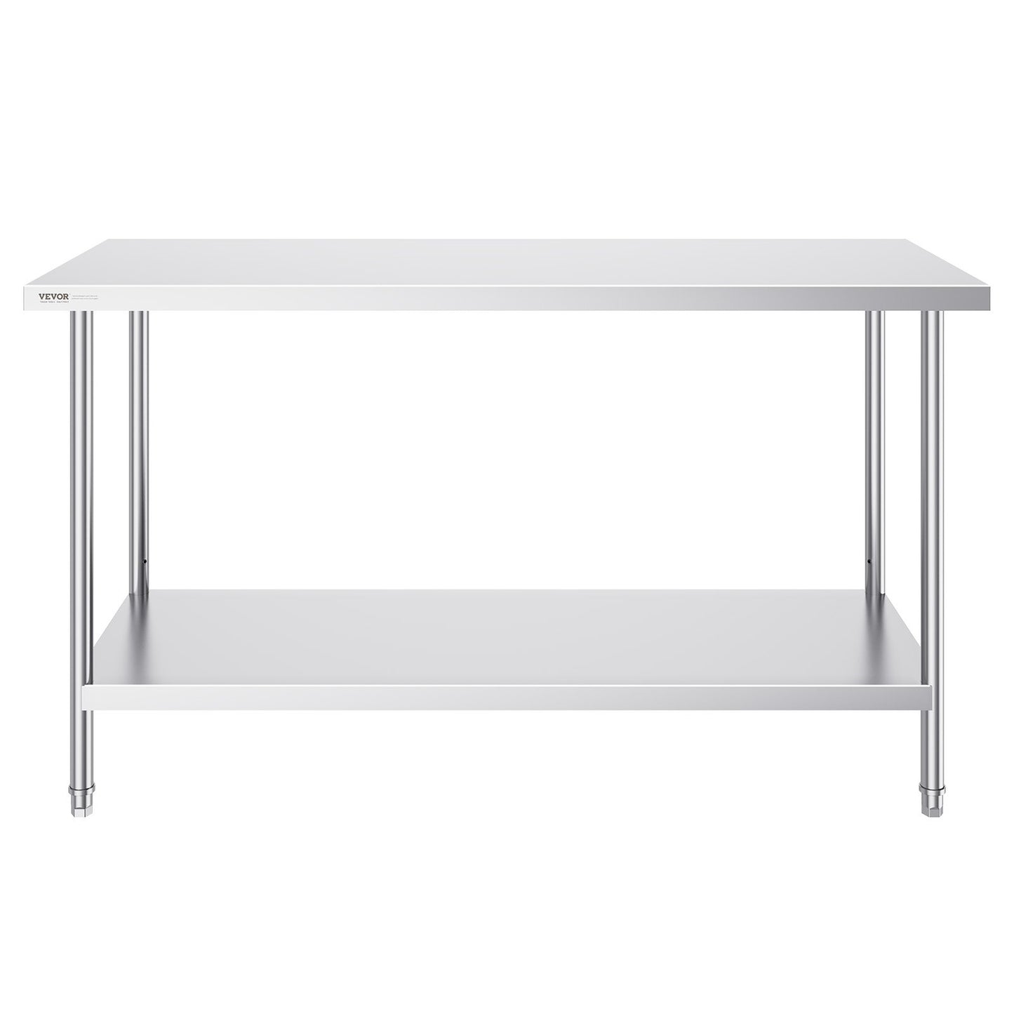 Rostfritt stål Arbetsförberedande bord Kommersiellt arbetsbord Matförberedelser 24x60x34in
