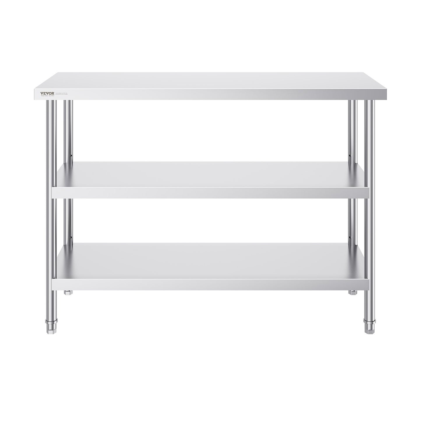 Matberedningsbord i rostfritt stål Kommersiellt kök Arbetsbord 18"x48