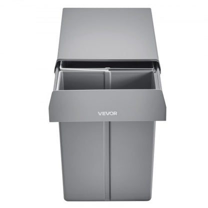 Double 20Lx2 Pull Out Waste Bin Under Cabinet Kitchen Waste Bin | EU