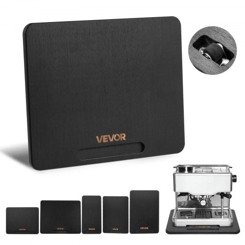 Geräteschrank, 26,7 x 33 cm, Schiebefach für Kaffeemaschine, Schwarz