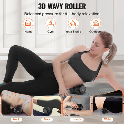 Vibrierender Erdnuss-Massageball, 4 Intensitäten, wiederaufladbarer Massageroller