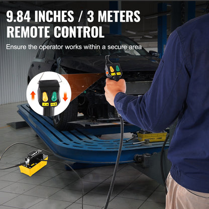Air Hydraulic Pump Ram Machine Pump 10,000 PSI Air Over Hydraulic Pump