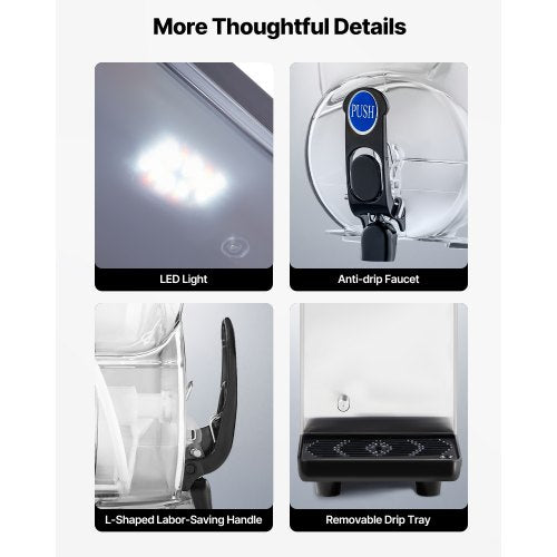 Commercial Slush Machine 15L Margarita Smoothie Freezer Drink Machine | EU