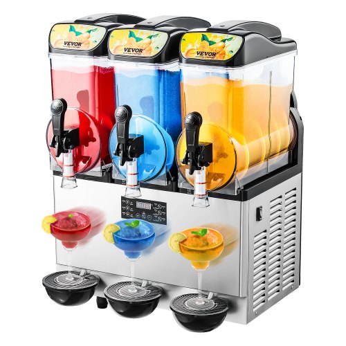 Kommersiell Slushmaskin 15Lx3 Tank Margarita Smoothie Frysdryckesmaskin |  EU