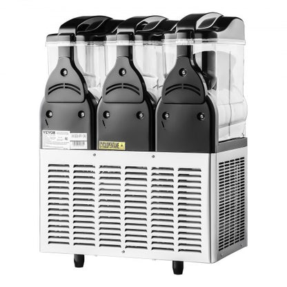 Kommersiell Slushmaskin 15Lx3 Tank Margarita Smoothie Frysdryckesmaskin |  EU