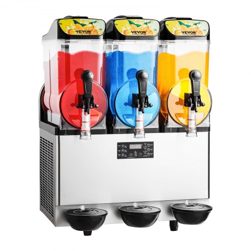 Kommersiell Slushmaskin 15Lx3 Tank Margarita Smoothie Frysdryckesmaskin |  EU