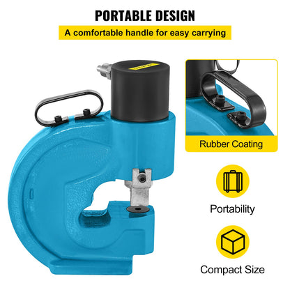 CH-70 Hydraulisk hålslagare Stansverktygsstans, 35T platt koppar elektrisk pump L Style, CP-700 H Style CFP-800-1 Samlingsskena Tungsten Steel