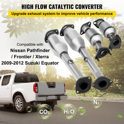 Exhaust Manifold 05-11 Nissan Frontier Exhaust Manifold Bolts Gasket Combination 4.0L OEM Quality High Flow Catalytic Converter for 2005-2011 Nissan Frontier/Xterra/Pathfinder (EPA Compliant) | EU