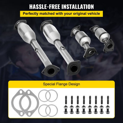 Exhaust Manifold 05-11 Nissan Frontier Exhaust Manifold Bolts Gasket Combination 4.0L OEM Quality High Flow Catalytic Converter for 2005-2011 Nissan Frontier/Xterra/Pathfinder (EPA Compliant) | EU