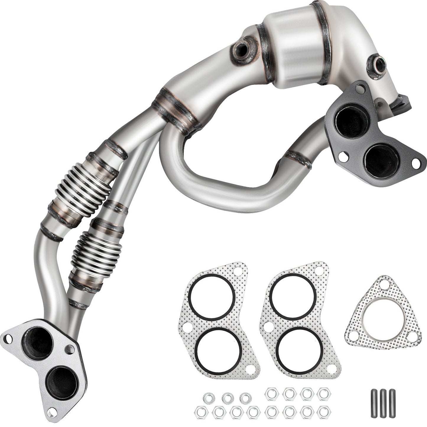 Exhaust Manifold Gasket Exhaust Manifold Bolts for 06-10 Subaru Forester Impreza