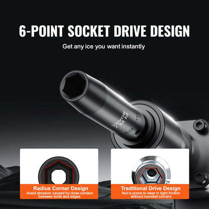 3/8-Zoll-Schlagsteckschlüsselsatz, 90-teiliger Steckschlüsselsatz SAE 1/4"-3/4" und metrisch 6-19 mm, 6-Punkt-Cr-Mo-Legierungsstahl für Autoreparatur, inkl. Verlängerungsstangen, Universalgelenkadapter, Schloss, Aufbewahrungskoffer
