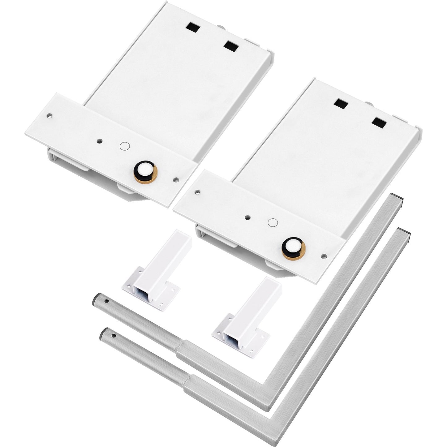 Murphy Assembly Wall Springs Mechanism Heavy Duty Support Hardware DIY Kit for Queen Twin Size Bed (Horizontal), White