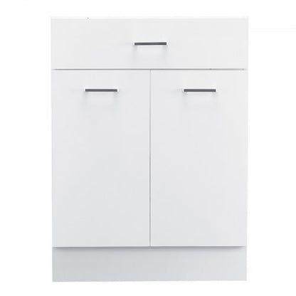 Shaker-underskåp 61 cm B x 43 cm D x 81 cm H Monteringsklart med låda |  EU