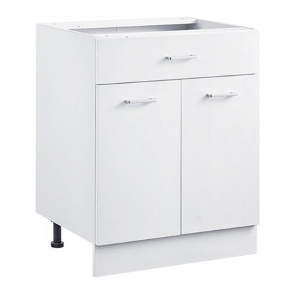Shaker-underskåp 61 cm B x 43 cm D x 81 cm H Monteringsklart med låda |  EU