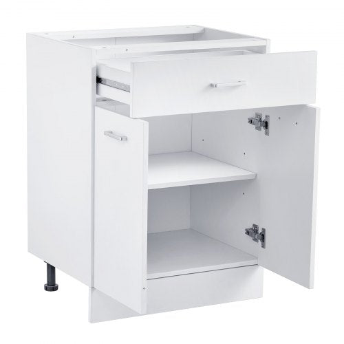 Shaker-underskåp 61 cm B x 43 cm D x 81 cm H Monteringsklart med låda |  EU