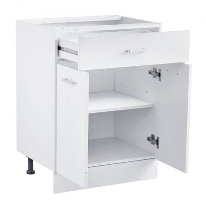 Shaker-underskåp 61 cm B x 43 cm D x 81 cm H Monteringsklart med låda |  EU