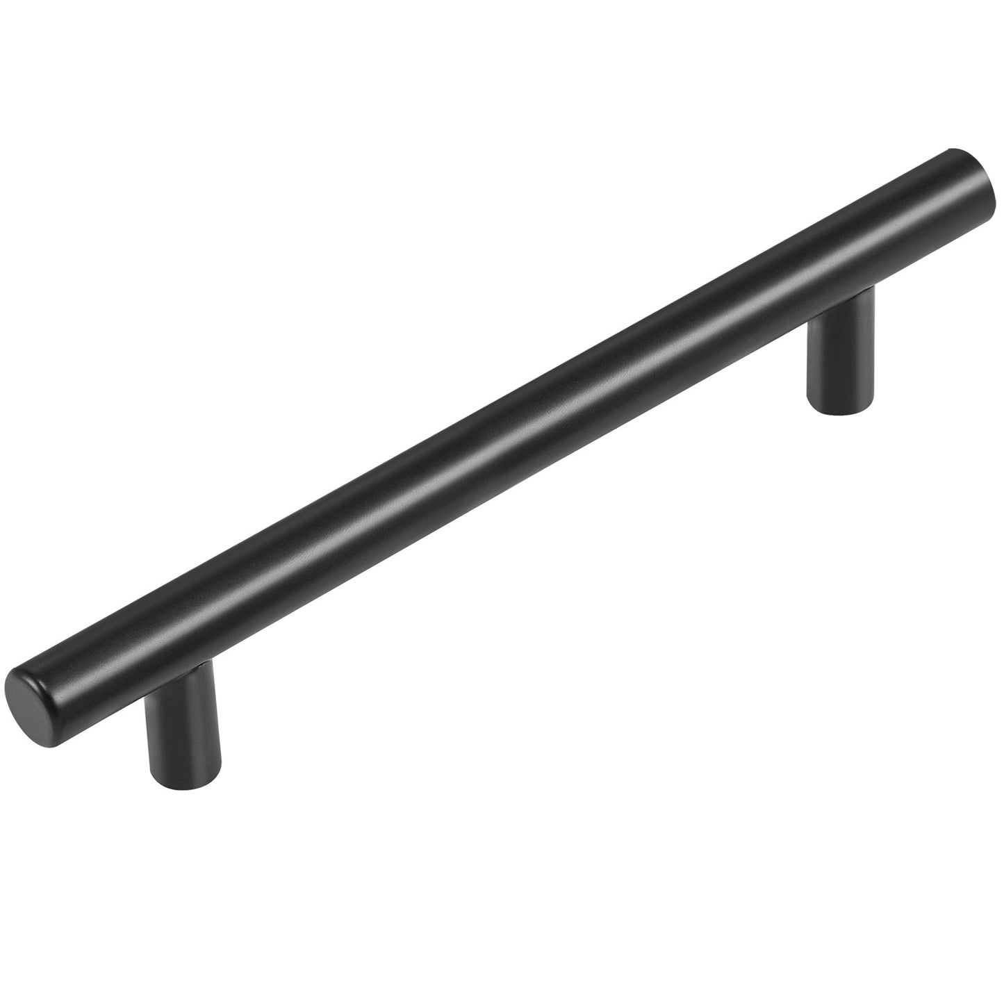 30-Pack Cabinet Pulls, 5.03 Inch / 128 mm Center to Center Slim Kitchen Cabinet Drawer Pulls, Stainless Steel Modern Kitchen Cabinet Door Handles for Kitchen Bathroom Bar Hardware Matte Black
