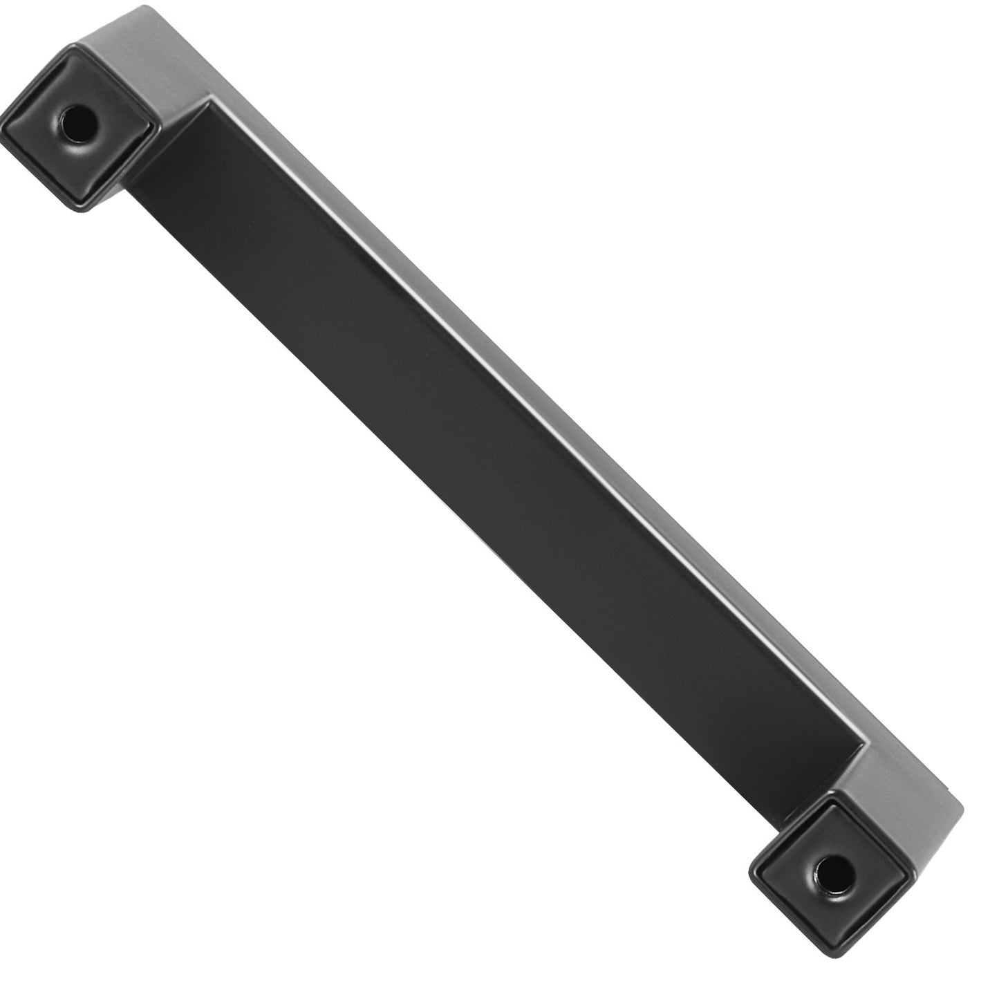 30er-Pack Schrankgriffe, 96 mm Mittenabstand, schmale quadratische Schubladengriffe für Küchenschränke, moderne Türgriffe aus Edelstahl für Küchen, Badezimmer, Bar, Hardware, Mattschwarz