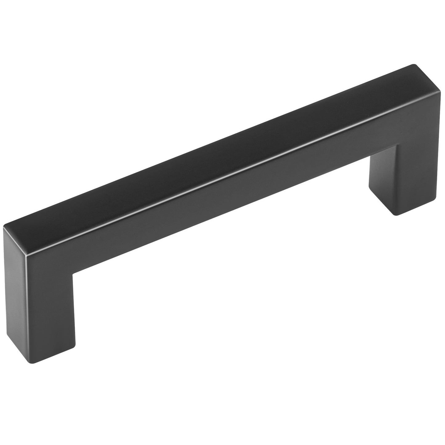 30er-Pack Schrankgriffe, 96 mm Mittenabstand, schmale quadratische Schubladengriffe für Küchenschränke, moderne Türgriffe aus Edelstahl für Küchen, Badezimmer, Bar, Hardware, Mattschwarz
