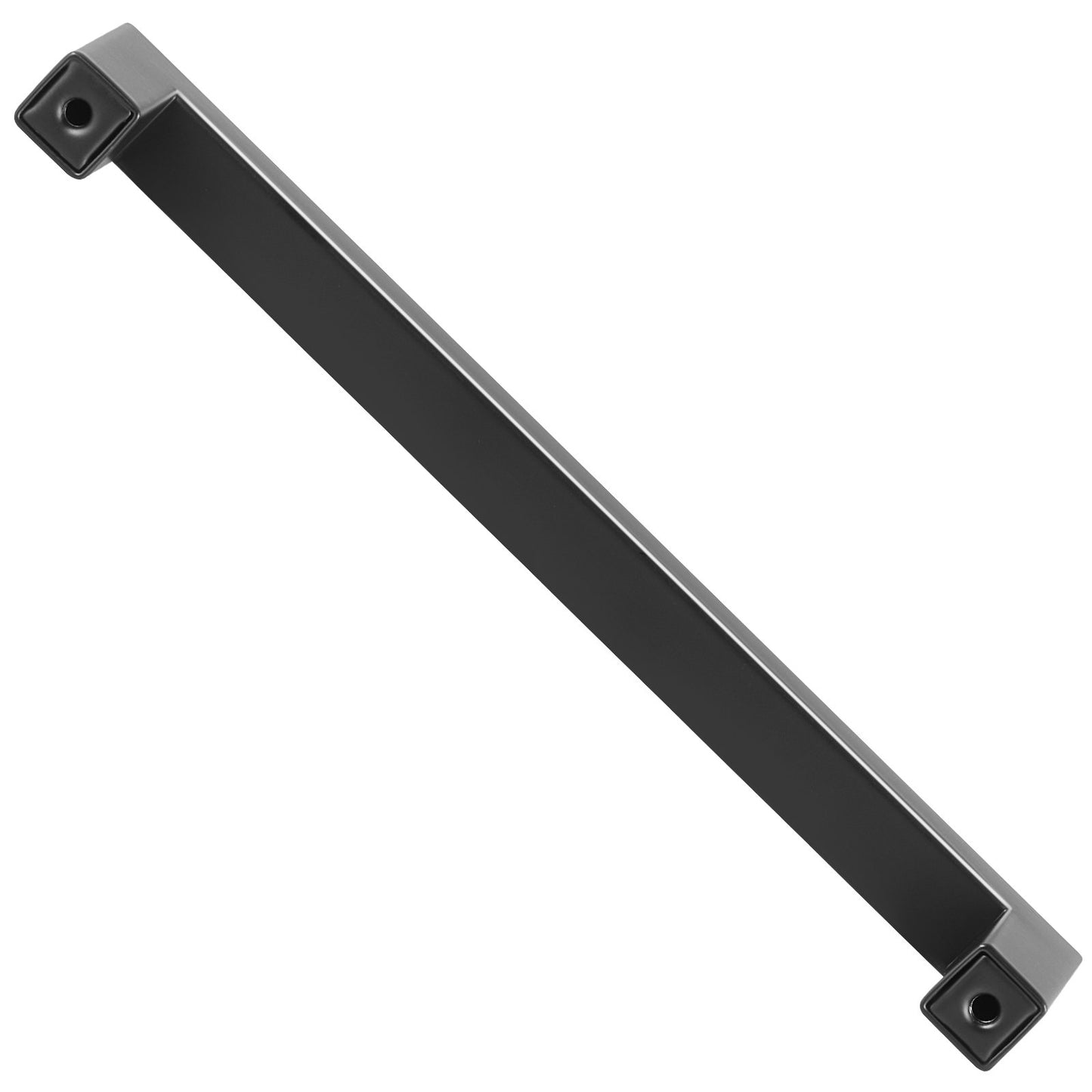 30-pack skåpdrag, 6,3 tum/160 mm Center till Center Slim Square Köksskåp Låda, rostfritt stål Modernt köksskåp Dörrhandtag för kök Badrum Bar hårdvara Mattsvart