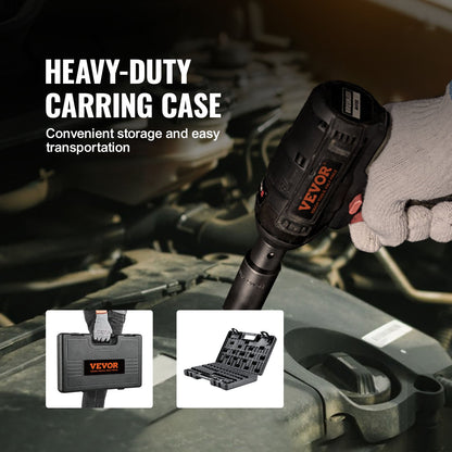 3/8" Drive Impact Socket Set, 48 delars Socket Set SAE （5/16" -3/4"） & Metrisk （8-22mm）6 Points Cr-V Drive Extension Bar Universal Joint & Power Drill Adapter Inkluderar förvaringsväska